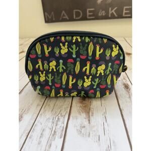 Dabney Lee Cactus Print Vegan Cosmetic Bag